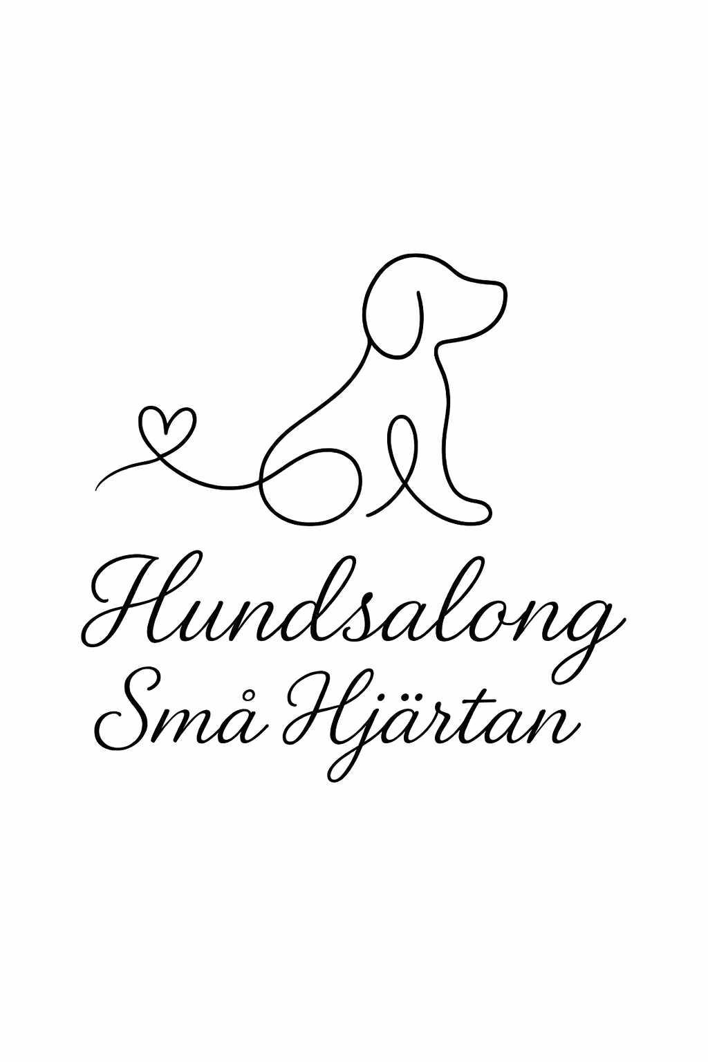 Hundsalong små hjärtan Logo